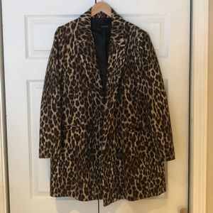 Zara leopard coat